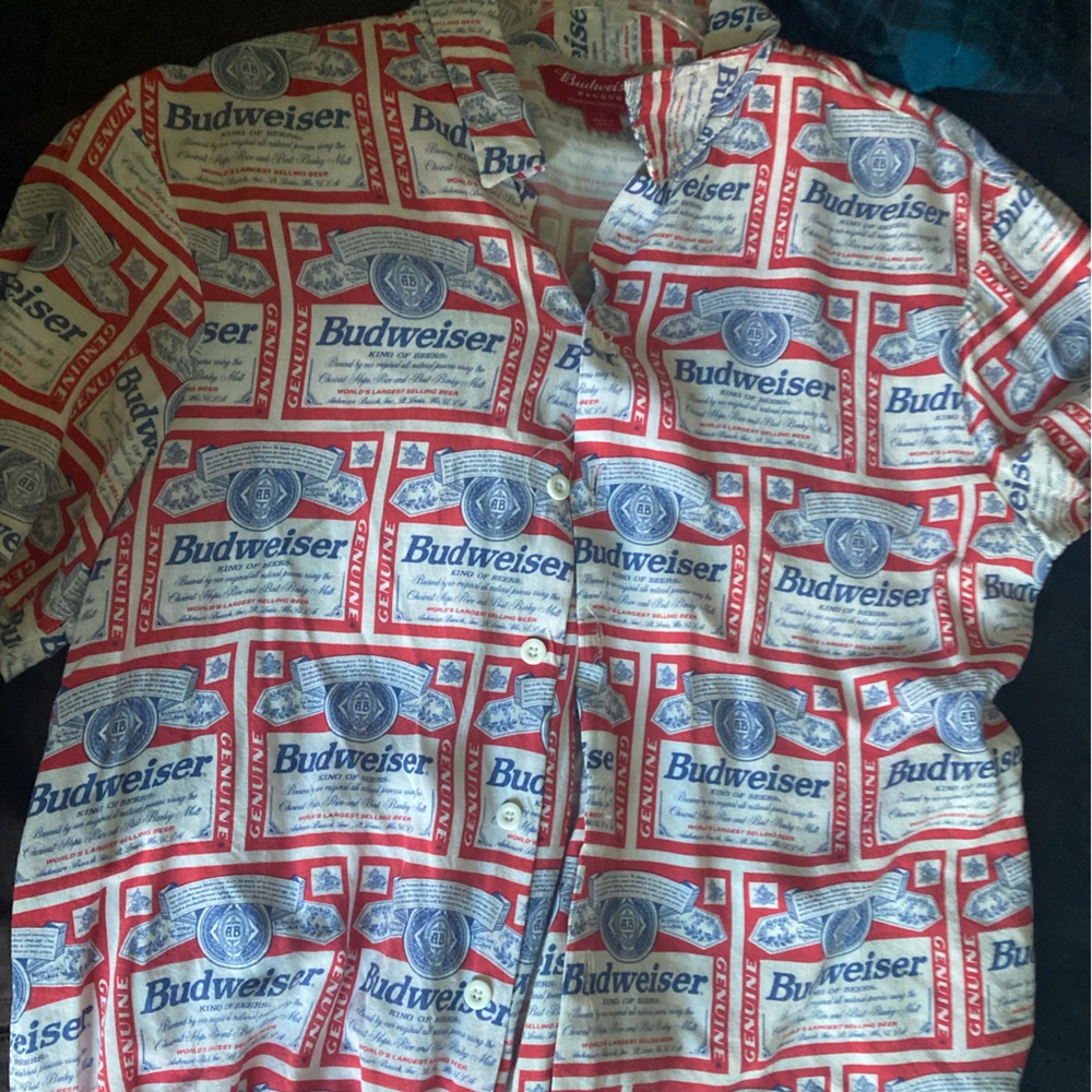 Vintage Budweiser shirt size m